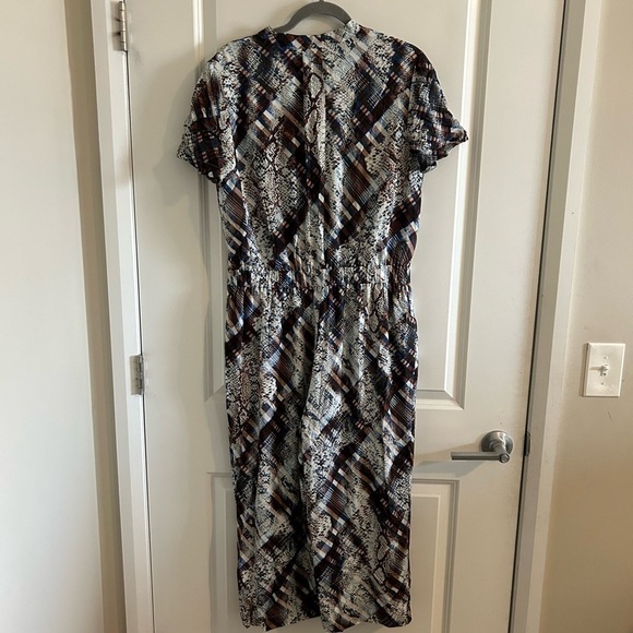 TED Baker Balay Wide Leg Printed Jumpsuit in Quartz - Picture 11 of 15